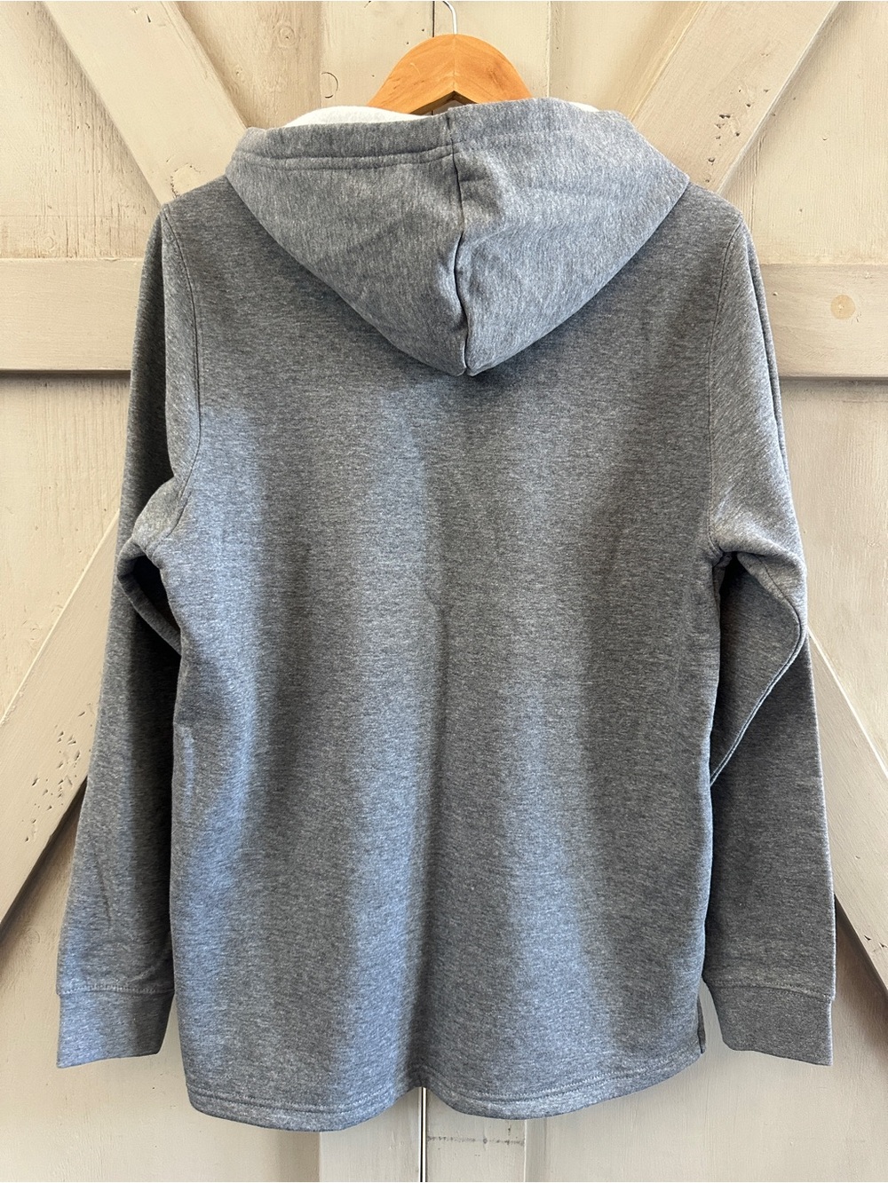 Buc-ee’s Texas Longhorns Ladies Drop Tail Hoodie L Gray - Picture 6 of 7